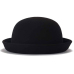 Trendy Women Girl Solid color Bowler Derby Wool felt Hat Ladies Children Dome Fedoras Trilby Welcomed Parent-child Cap GH-569