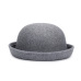 Trendy Women Girl Solid color Bowler Derby Wool felt Hat Ladies Children Dome Fedoras Trilby Welcomed Parent-child Cap GH-569