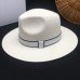 White wool  hat big brim hat socialite elegant female retro joker men&women for hat fedoras