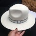 White wool  hat big brim hat socialite elegant female retro joker men&women for hat fedoras