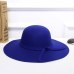 Women Hats Fashion Classic Retro Jazz Warm Ladies Fedora Bucket Cotton Sweet Caps Wide Brim Top Sun Hat 2019 Trendy Vintage