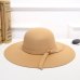 Women Hats Fashion Classic Retro Jazz Warm Ladies Fedora Bucket Cotton Sweet Caps Wide Brim Top Sun Hat 2019 Trendy Vintage