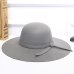 Women Hats Fashion Classic Retro Jazz Warm Ladies Fedora Bucket Cotton Sweet Caps Wide Brim Top Sun Hat 2019 Trendy Vintage