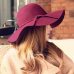 Women Hats Fashion Classic Retro Jazz Warm Ladies Fedora Bucket Cotton Sweet Caps Wide Brim Top Sun Hat 2019 Trendy Vintage