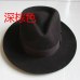 Wool Fedora Hat Derby Fedoras Cap Felt Billycock Hats Winter Fashion Bowler Headwear Wool Fedora Trilby Hats Man's Cap  B-8130