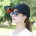 1PCS women summer Sun Hats pearl packable sun visor hat with big heads wide brim beach hat UV protection female cap