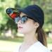 1PCS women summer Sun Hats pearl packable sun visor hat with big heads wide brim beach hat UV protection female cap