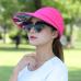 1PCS women summer Sun Hats pearl packable sun visor hat with big heads wide brim beach hat UV protection female cap