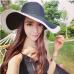 2015 Fashion Seaside Sun Visor Hat Female Summer Sun Hats For Women large Brimmed Straw Sun Hat Folding Beach Girls Wholesale