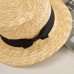 2016 summer Flat sun hats for women chapeau feminino straw hat panama style cappelli Side with bow Beach bucket cap girl topee