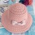 2017 summer fashion Foldable Cotton Beach bow sun hats for Women Fashion Design Women Beach Sun Hat Foldable Brimmed Straw Hat