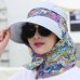 2018 Fashion UV Sun Hat Summer Sun Hats For Women Straw Hat Girls Beach Organza Cap Visors Caps Multipurpose Foldable Floppy Hat