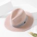 2018 New Summer Panama Hat For Women Black Ribbon Straw Hat Fashion Lady Church Caps Beach Sun Hat