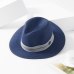 2018 New Summer Panama Hat For Women Black Ribbon Straw Hat Fashion Lady Church Caps Beach Sun Hat