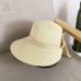 2018 Women's Sun Hat Big Bow Wide Brim Floppy Summer Hats For Women Beach Panama Straw Bucket Hat Sun Protection Visor Femme Cap