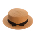 2019 Hot Parent-child Sun Hat Cute Children Sun Hats Bow Hand Made Women Straw Cap Beach Big Brim Hat Casual Glris Summer Cap