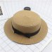 2019 Hot Parent-child Sun Hat Cute Children Sun Hats Bow Hand Made Women Straw Cap Beach Big Brim Hat Casual Glris Summer Cap