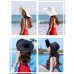 2019 Summer Fashion Floppy Straw Hats Casual Vacation Travel Wide Brimmed Sun Hats Foldable Beach Hats For Women With Big Heads