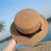 2019 fashion ladies Flat Bow Straw hat summer sun Hat for Women girls fashion beach  Fedora hat