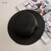 2019 fashion ladies Flat Bow Straw hat summer sun Hat for Women girls fashion beach  Fedora hat