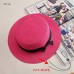 2019 fashion ladies Flat Bow Straw hat summer sun Hat for Women girls fashion beach  Fedora hat