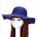 Autumn Winter Summer Fashion Fedoras Vintage Pure Women's Beach Sun Hat Female Waves large Brim Sunbonnet Fedoras lady Sun Hat