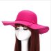 Autumn Winter Summer Fashion Fedoras Vintage Pure Women's Beach Sun Hat Female Waves large Brim Sunbonnet Fedoras lady Sun Hat