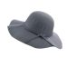 Autumn Winter Summer Fashion Fedoras Vintage Pure Women's Beach Sun Hat Female Waves large Brim Sunbonnet Fedoras lady Sun Hat