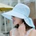 BINGYUANHAOXUAN 2018 New Brand Women Sun hat Summer Hat Folding Sunscreen Anti-uv big Summer Biking Beach Hat Fashion Sun hat