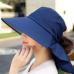 BINGYUANHAOXUAN 2018 New Brand Women Sun hat Summer Hat Folding Sunscreen Anti-uv big Summer Biking Beach Hat Fashion Sun hat