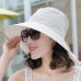 BINGYUANHAOXUAN 2018 New Brand Women Sun hat Summer Hat Folding Sunscreen Anti-uv big Summer Biking Beach Hat Fashion Sun hat