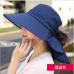 BINGYUANHAOXUAN 2018 New Brand Women Sun hat Summer Hat Folding Sunscreen Anti-uv big Summer Biking Beach Hat Fashion Sun hat