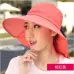 BINGYUANHAOXUAN 2018 New Brand Women Sun hat Summer Hat Folding Sunscreen Anti-uv big Summer Biking Beach Hat Fashion Sun hat