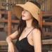 COKK Brand New Spring Summer Visors Cap Foldable Wide Large Brim Sun Hat Beach Hats for Women Straw Hat Wholesale Chapeau