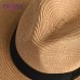 ENJOYFUR Women Summer sun hat unisex Panama hat 2019 new arrival fashion straw beach cap