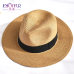 ENJOYFUR Women Summer sun hat unisex Panama hat 2019 new arrival fashion straw beach cap