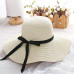 Embroidery Summer Straw Hat Women Wide Brim Sun Protection Beach Hat 2019 Adjustable Floppy Foldable Sun Hats for Women Ladies