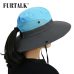 FURTALK Safari Sun Hats for Women Summer Hat Wide Brim UV UPF Protection Ponytail Outdoor Fishing Hiking Hat for Female 2019