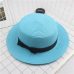 Fashion Parent-child sun hat Cute children sun hats  bow hand made women straw cap beach big brim hat casual glris summer cap