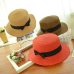 Fashion Parent-child sun hat Cute children sun hats  bow hand made women straw cap beach big brim hat casual glris summer cap