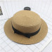 Fashion Parent-child sun hat Cute children sun hats  bow hand made women straw cap beach big brim hat casual glris summer cap