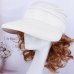 Fashion Travel Solid Foldable Cap Visors Sun Hat Bowknot Hiking Practical Ladies Summer Beach Korean Style Outdoor