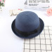 Fashion parent-child Cute Bow tie sun hats Girl hand made straw wave wide brim sun hats casual shade hat summer woman beach hat