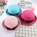 Fashion parent-child Cute Bow tie sun hats Girl hand made straw wave wide brim sun hats casual shade hat summer woman beach hat