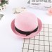 Fashion parent-child Cute Bow tie sun hats Girl hand made straw wave wide brim sun hats casual shade hat summer woman beach hat