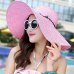 Hot women big brim sun hats foldable colorful stone hand made straw hat female summer hat casual shade cap beach hat