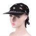 JRNNORV Dropshipping Spring Hot Sale Sunhat High Quality Crystal Fashion Women's  Printed Head Scarf  Visor Hat Topee WA0060