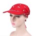 JRNNORV Dropshipping Spring Hot Sale Sunhat High Quality Crystal Fashion Women's  Printed Head Scarf  Visor Hat Topee WA0060