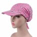 JRNNORV Dropshipping Spring Hot Sale Sunhat High Quality Crystal Fashion Women's  Printed Head Scarf  Visor Hat Topee WA0060