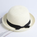 Lady Boater sun caps Ribbon Round Flat Top Straw Fedora Panama Hat summer hats for women straw hat snapback gorras sun hats